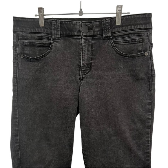 Democracy Abroad Solution Black Mid Rise Skinny Stretch Jeans Women’s 10 - Picture 5 of 13